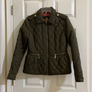 Dollhouse Outerwear Brown Quilted Jacket sz L